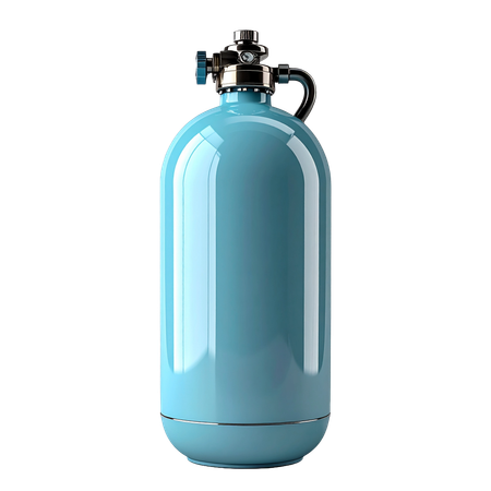AI Oxygen Cylinder  3D Icon