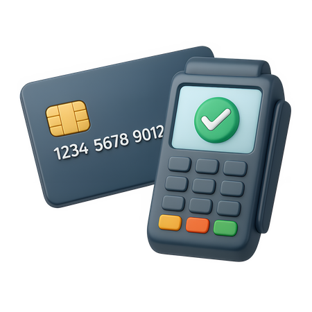 AI Pagamento aprovado no terminal POS  Imagem