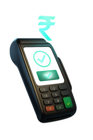 AI Pagamento realizado com sucesso na máquina POS  Imagem