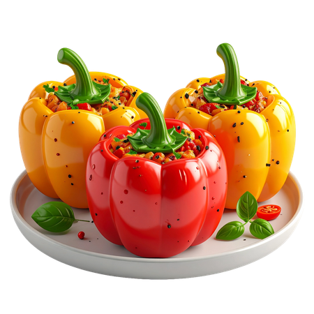 AI Pimentões recheados  Imagem