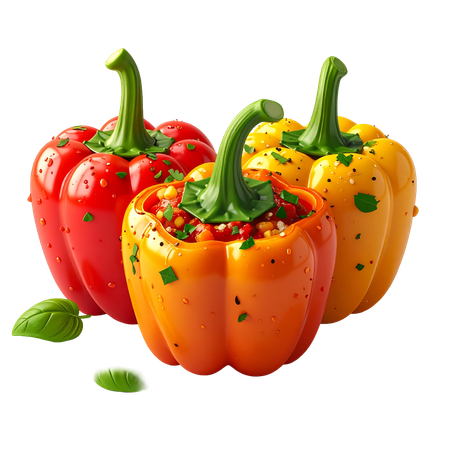 AI Pimentões recheados  Imagem