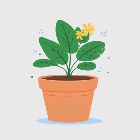AI Plante en pot  Image IA