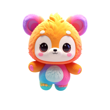 AI Plush Toys  3D Icon