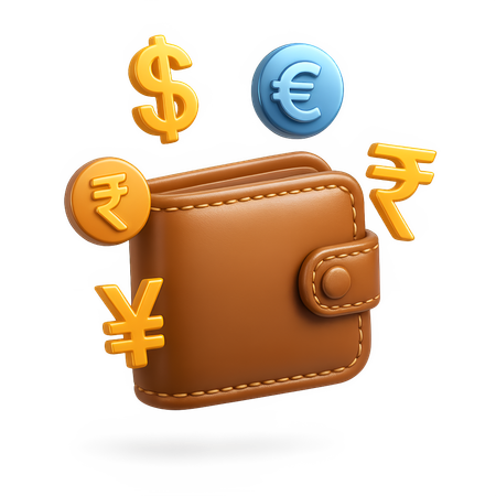 AI Portefeuille multidevises  Image IA