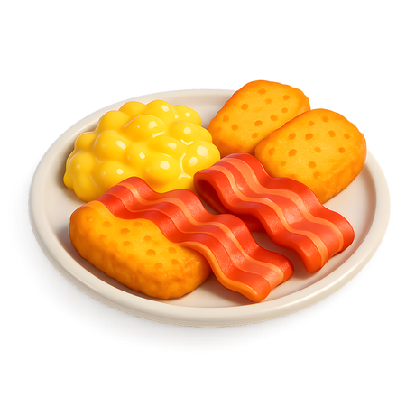 AI Prato de café da manhã  Imagem