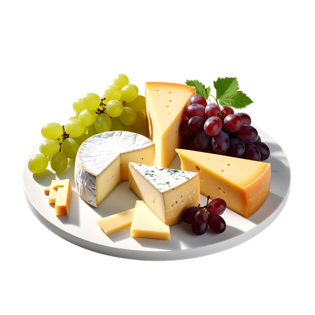AI Prato de queijos  Imagem
