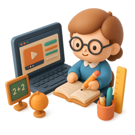 AI Profesor preparando lección  Imagen