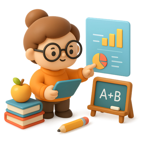 AI Profesor usando herramientas digitales  Imagen