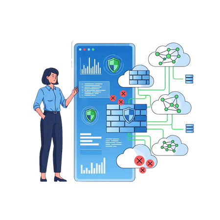 AI Programador futurista con portátil con inteligencia artificial  Imagen