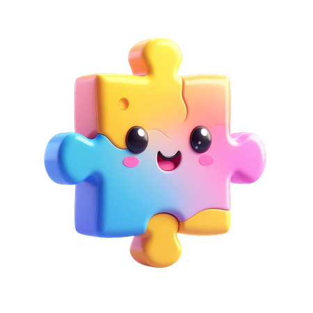 AI Puzzle Games  3D Icon