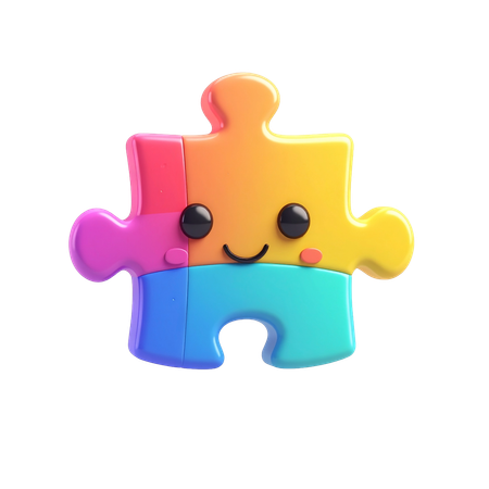 AI Puzzle Games  3D Icon