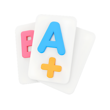 AI Quick Learning Memory Cards  3D Icon