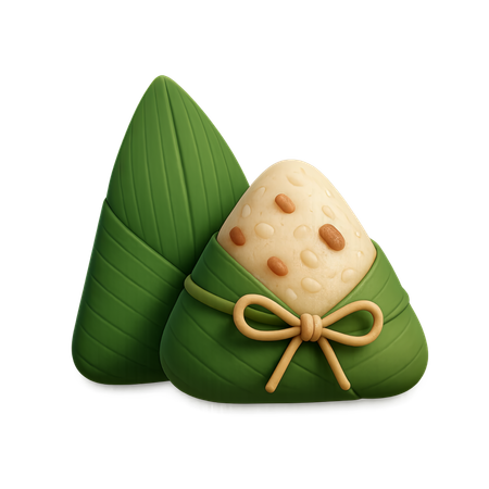 AI Rice Dumpling  3D Icon