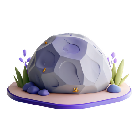 AI Rock  3D Icon