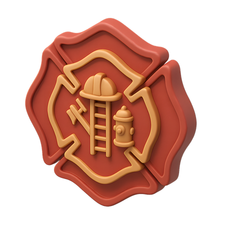 AI Símbolo da Cruz de Malta do Bombeiro  Imagem