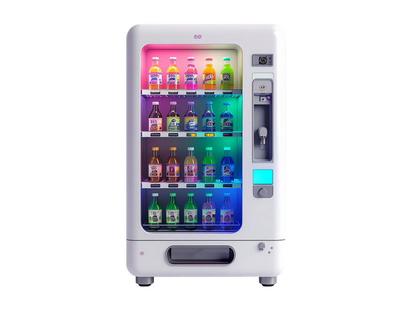 AI Smart Drink Vending Machine  3D Icon
