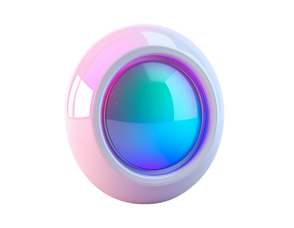 AI Smart thermostat  3D Icon