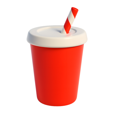 AI Soda  3D Icon