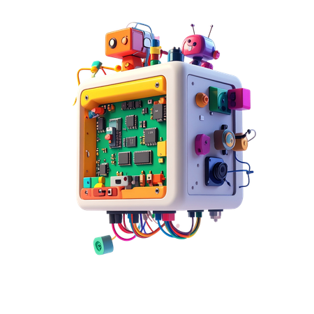 AI STEM Kits  3D Icon