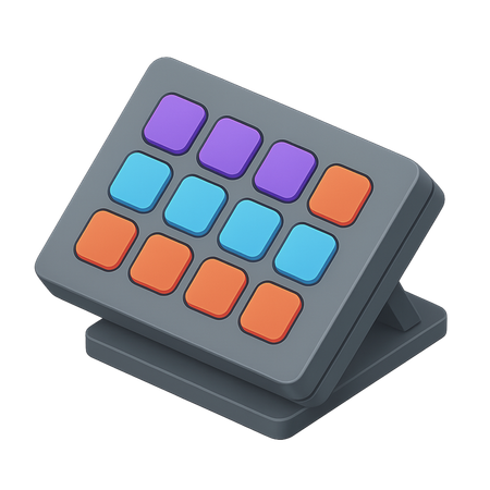 AI Stream Deck 3D Icon