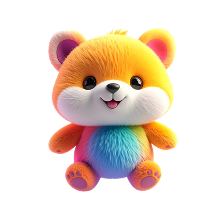 AI Stuffed Animals  3D Icon