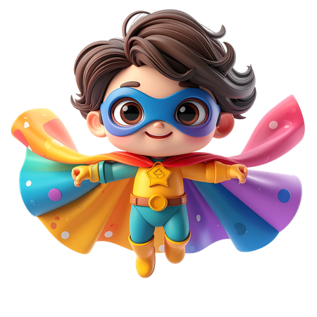 AI Superhero Capes  3D Icon