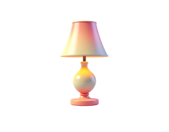 AI Table Lamp  3D Icon