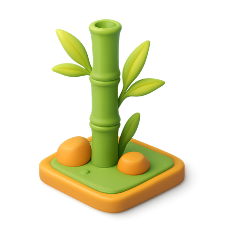 AI Tige de bambou  Image IA