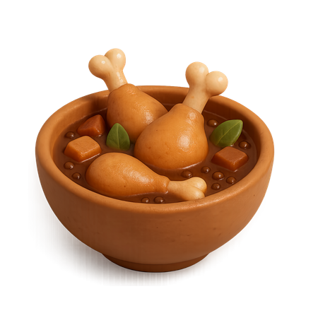 AI Tigela de ensopado de frango  Imagem