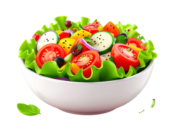 AI Tigela de salada  Imagem