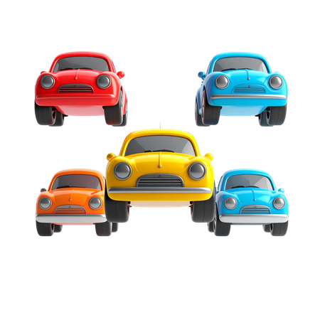 AI Toy Cars  3D Icon