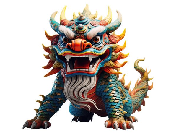 AI Traje de dança do dragão  Imagem