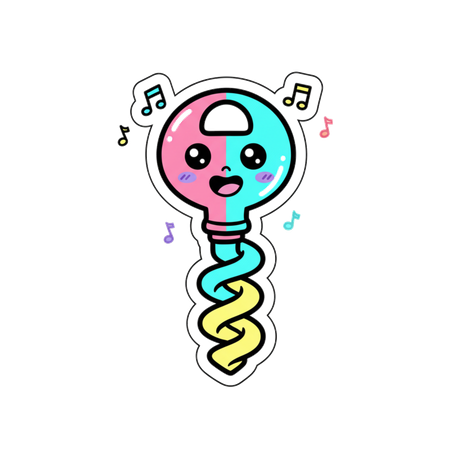 AI Twisted Key  3D Icon