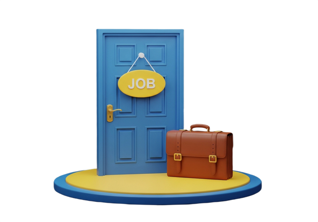 AI Unlock your career potential with this inviting job opportunity  3D Illustration