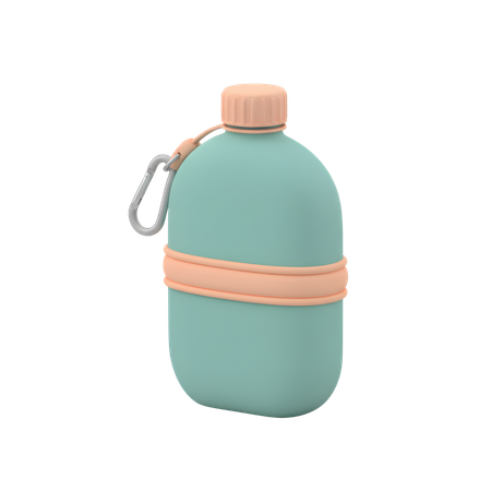 AI Water Bottle Canteen  3D Icon
