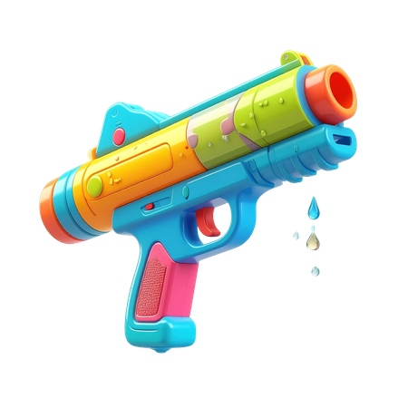 AI Water Guns  3D Icon