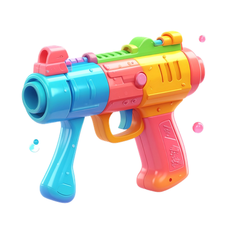 AI Water Guns  3D Icon