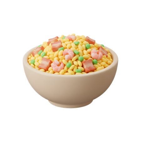 AI Yangzhou fried rice  3D Icon