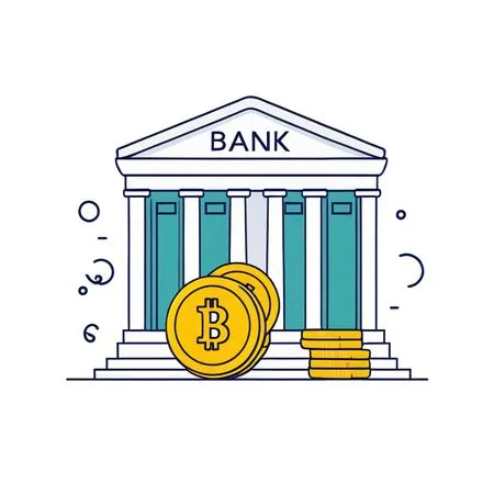 Bank With Bitcoin  AI Image