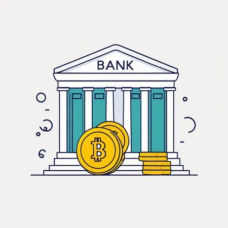 Bank With Bitcoin  AI Image