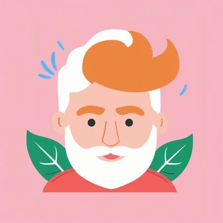 Bearded man  AI Image