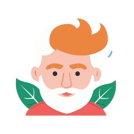 Bearded man  AI Image
