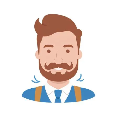 Bearded Man In A Suit  AI Image