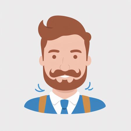 Bearded Man In A Suit  AI Image