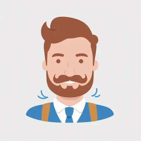 Bearded Man In A Suit  AI Image
