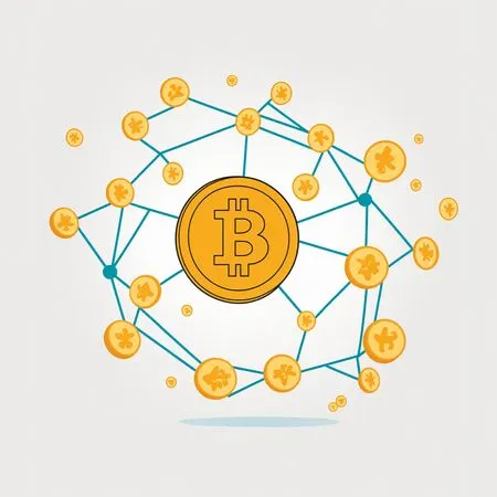 Bitcoin Network  AI Image