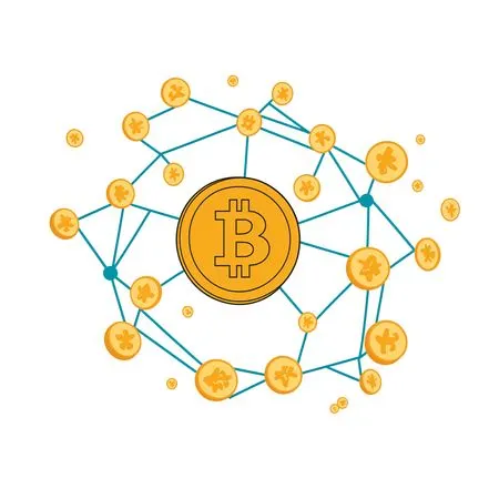 Bitcoin Network  AI Image