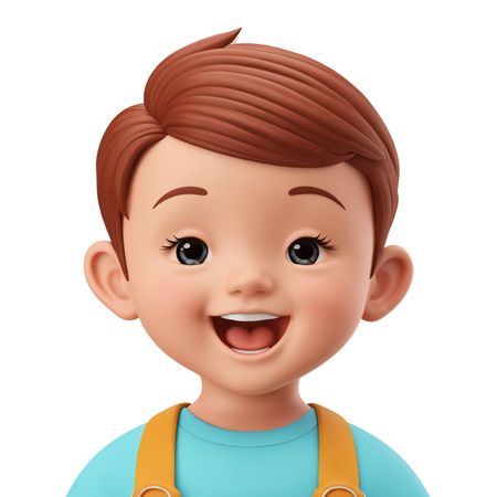Boy smiling  AI Image