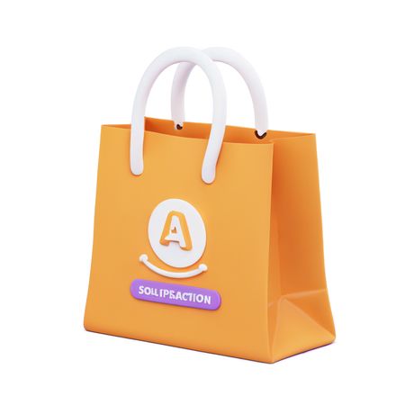 Branded Shopping Bag  AI Image