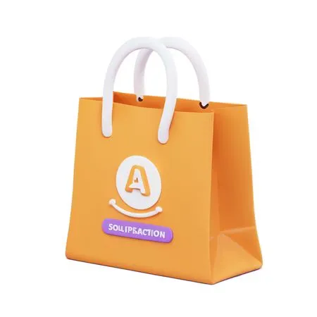 Branded Shopping Bag  AI Image
